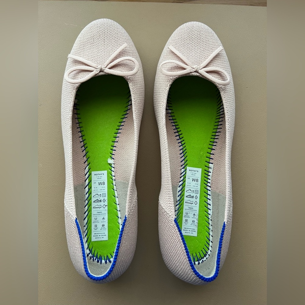 Rothy’s the Ballet Flat in Ballerina Pink - Picture 8 of 10